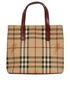 Small Haymarket Check Tote, front view